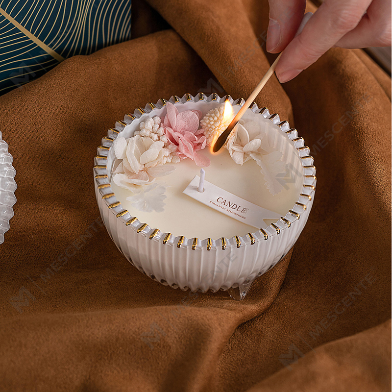 M&Scent Wholesale Cheap Customized Luxury Private Label Pillar Scented Soy Wax Wood Wick Aroma Candle