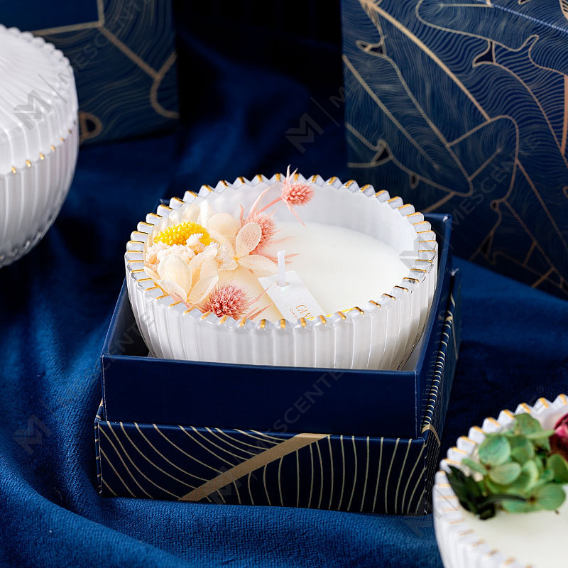 M&Scent Wholesale Cheap Customized Luxury Private Label Pillar Scented Soy Wax Wood Wick Aroma Candle