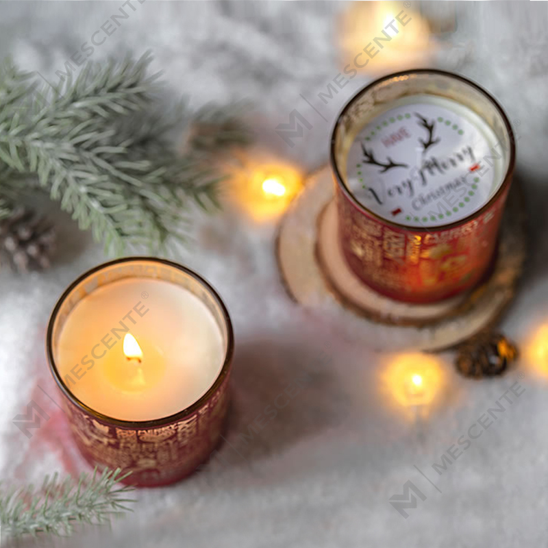 M&Scent Holiday Fragrance Christmas Smokeless Starry Sky Cup Scented Candle Gift with Hand