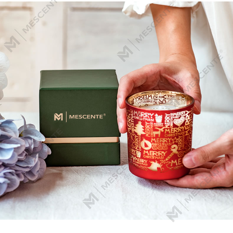 M&Scent Holiday Fragrance Christmas Smokeless Starry Sky Cup Scented Candle Gift with Hand