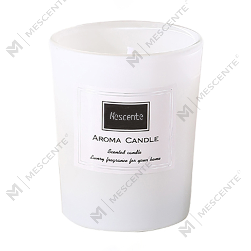 M&Scent custom printed peony scented soy wax candles, digital scented candle