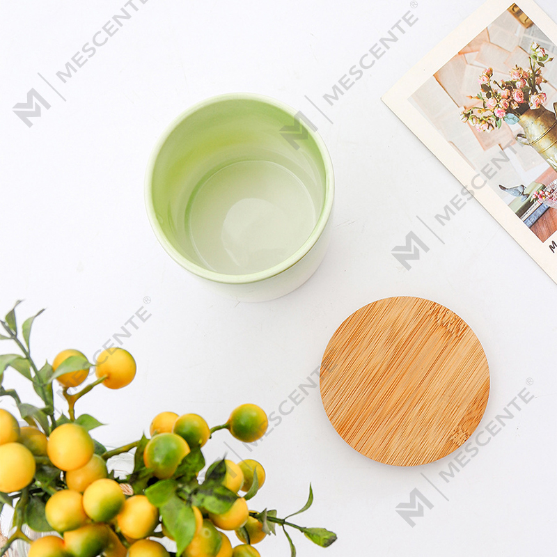 M&Scent Private Label Home Decoration Custom Scented Candles In Ceramic Candle Jars