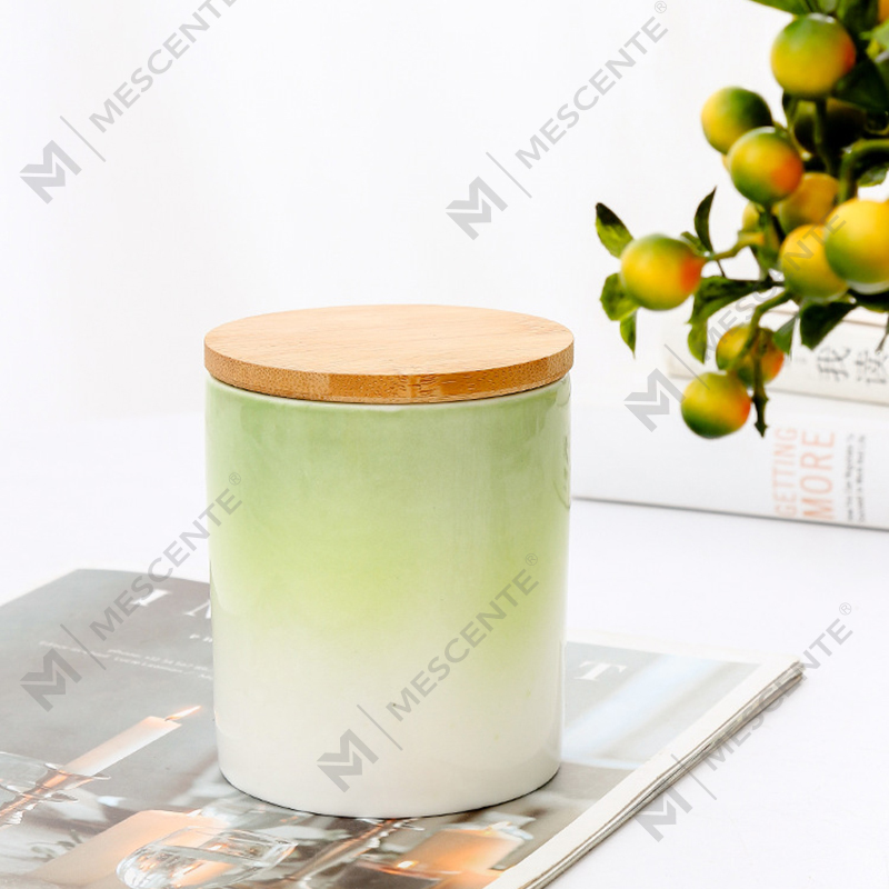 M&Scent Private Label Home Decoration Custom Scented Candles In Ceramic Candle Jars