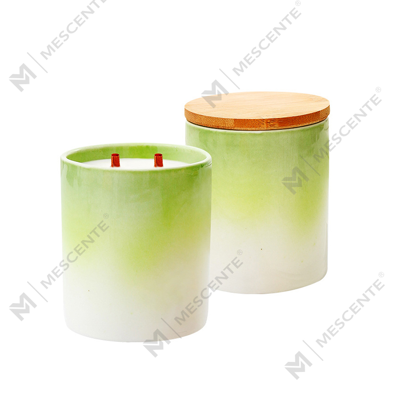 M&Scent Private Label Home Decoration Custom Scented Candles In Ceramic Candle Jars