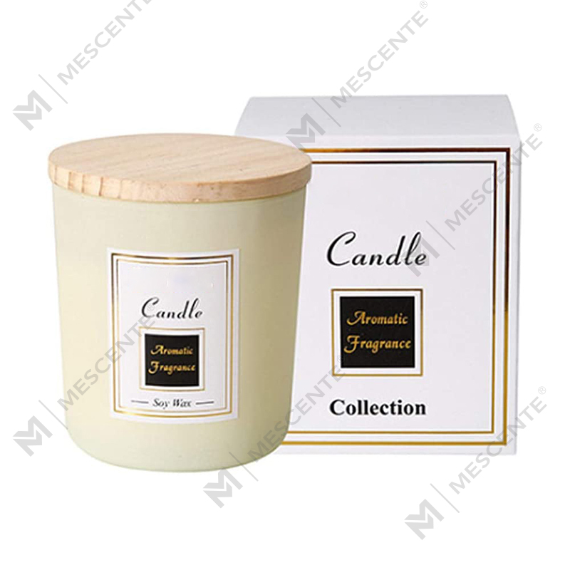 M&Scent handmade printed soy candles, sandalwood mosquito repellent candle