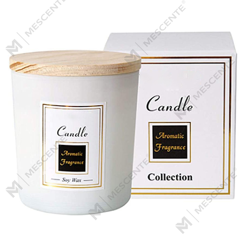 M&Scent handmade printed soy candles, sandalwood mosquito repellent candle