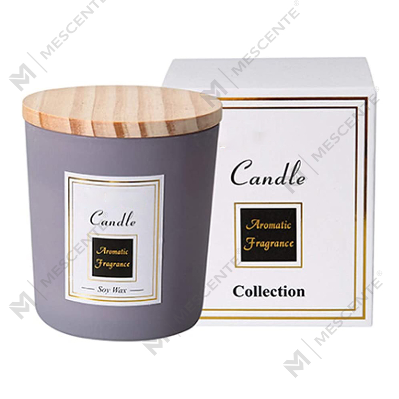 M&Scent handmade printed soy candles, sandalwood mosquito repellent candle
