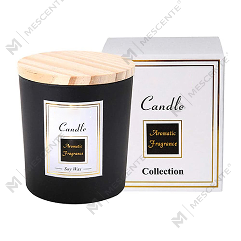 M&Scent handmade printed soy candles, sandalwood mosquito repellent candle