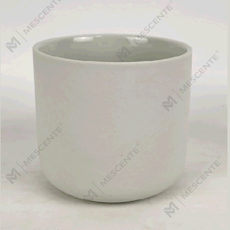 M&Scent Wholesale Custom Modern Large 3 Wick Silver White Frosted Christmas Candle Jar With Bamboo Lid
