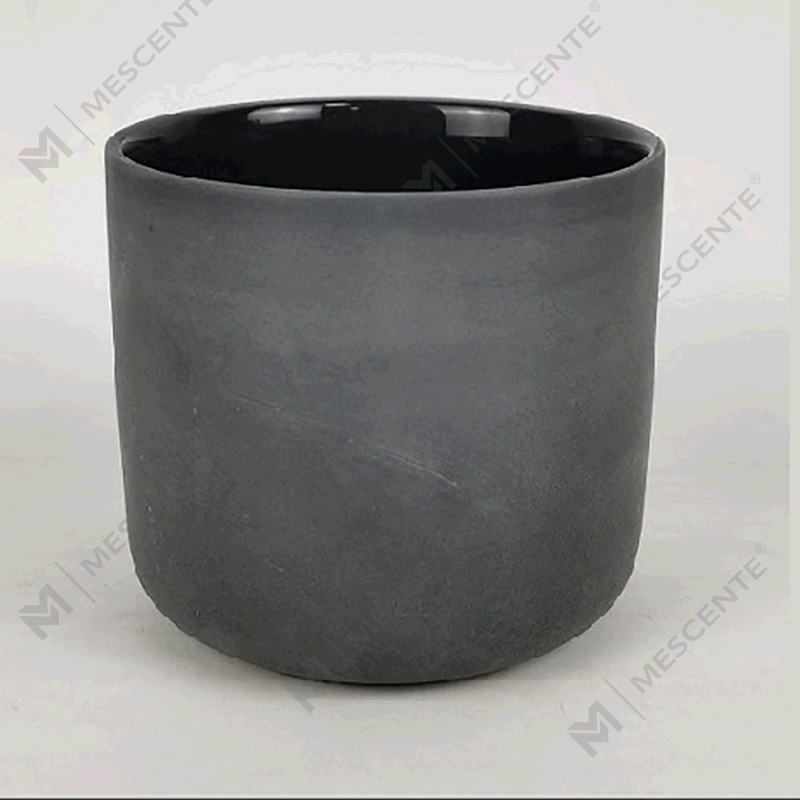 M&Scent Wholesale Custom Modern Large 3 Wick Silver White Frosted Christmas Candle Jar With Bamboo Lid