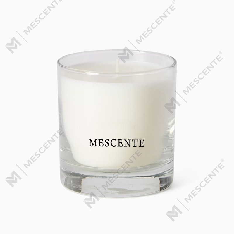 Customize Christmas White Barn Dry Flower Cake Scented Candle Set With Lid