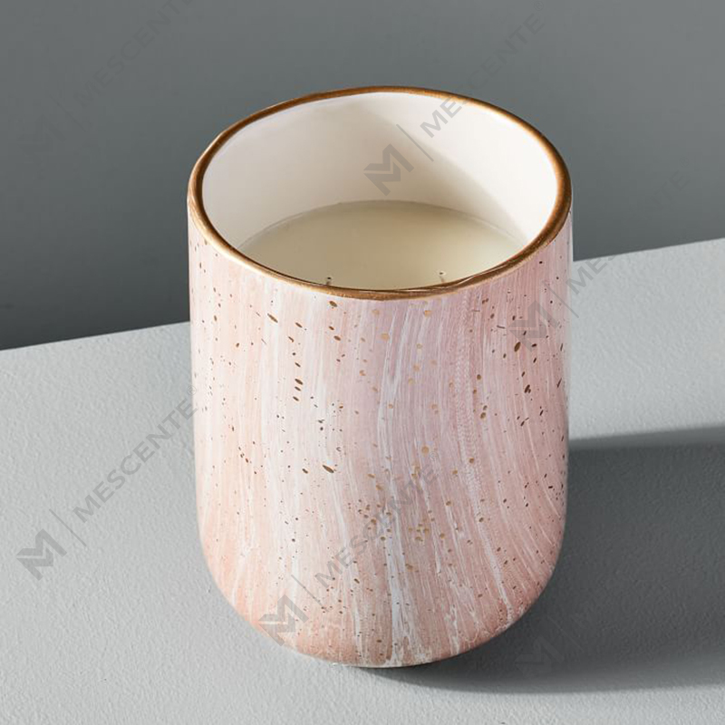 M&Scente White Ceramic Electric Fragrance Candle Wax Warmer for Spa and Aromatherapy