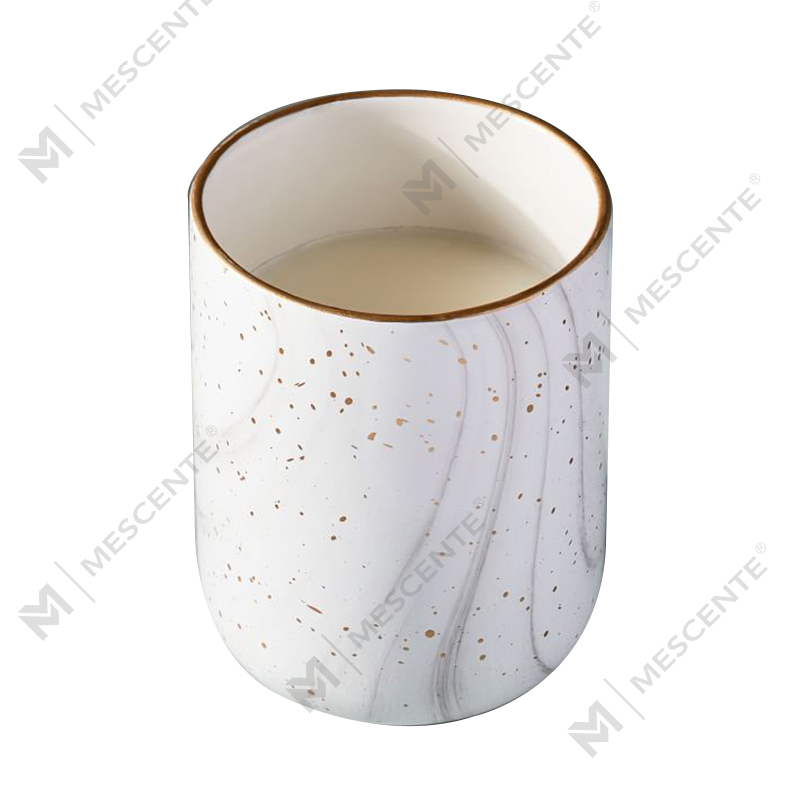 M&Scente White Ceramic Electric Fragrance Candle Wax Warmer for Spa and Aromatherapy