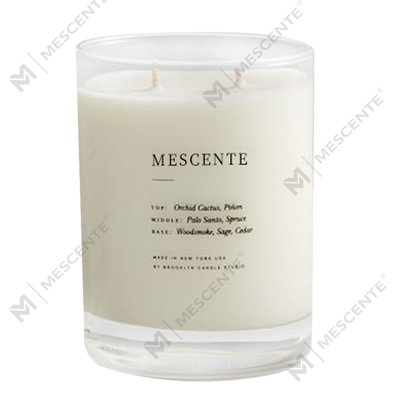 M&SENTE New Product Home Decoration Custom 2 wick Scented Candles In Glass Jar