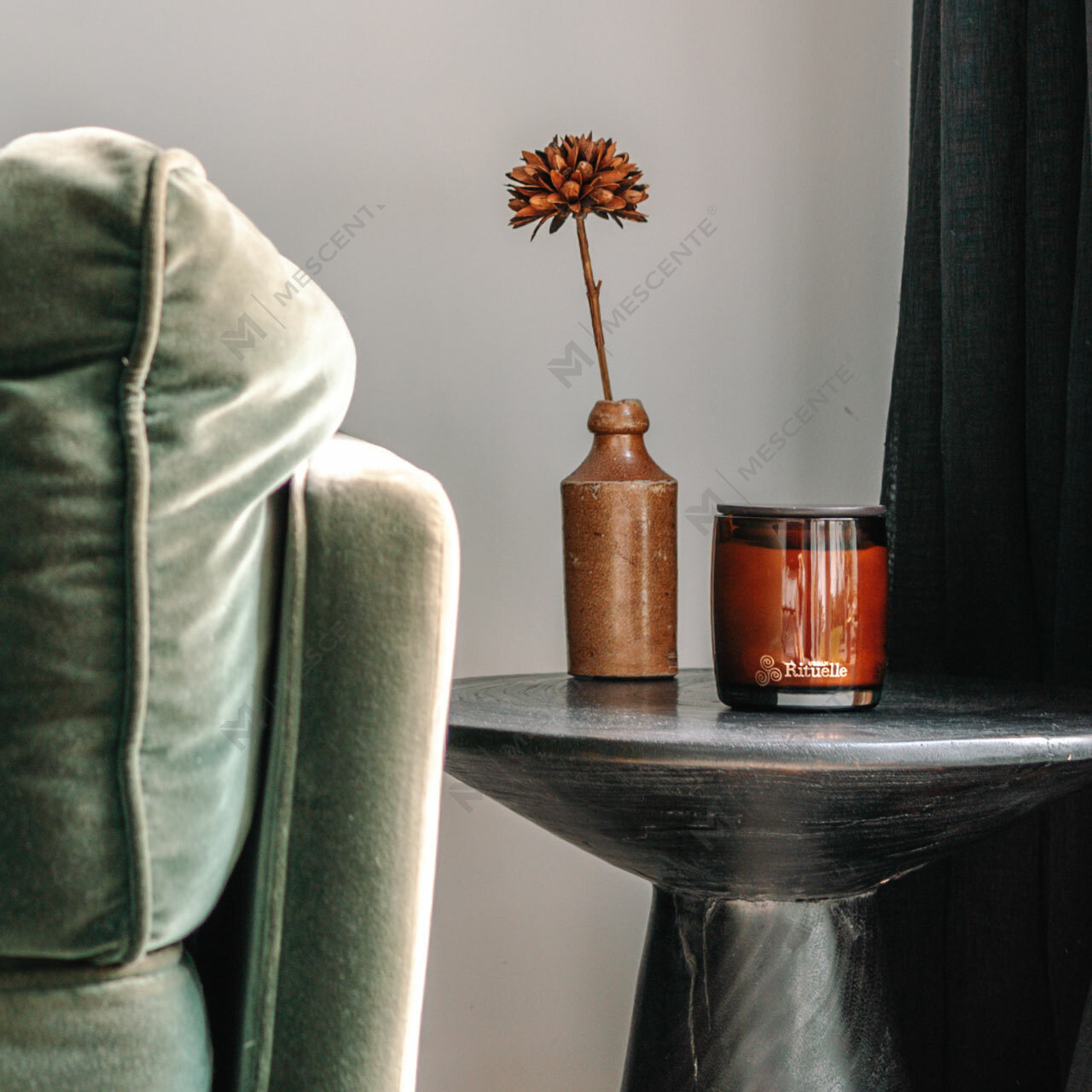 Luxury Private Label Vanilla Starry Scented Candle With Wooden Flick