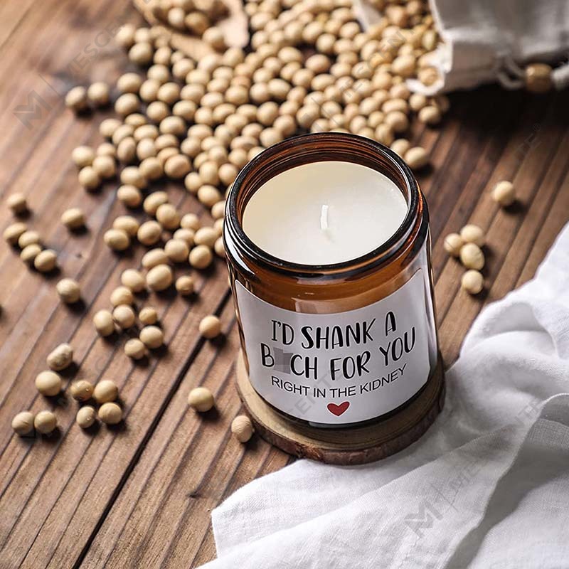 M&Scent 100% Natural Wax Christmas Scented Candle for Home Gift Set, Scented Candle In Glass Jar With Metal Lid