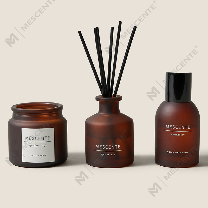 luxury custom private label clear glass candle holder scented soy wax candles with lid