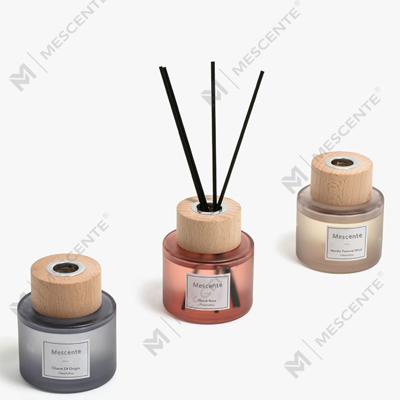 M&Scent wholesale luxury private label glass bottle reed diffuser with stopper
