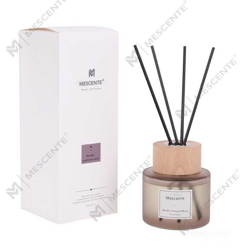 M&Scent wholesale luxury private label glass bottle reed diffuser with stopper
