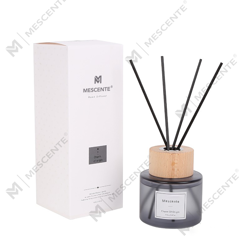 M&Scent wholesale luxury private label glass bottle reed diffuser with stopper
