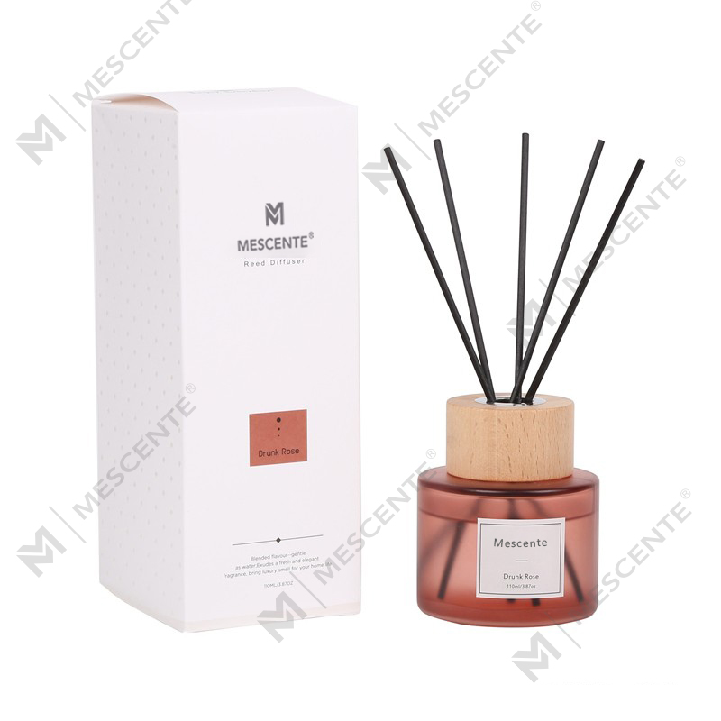 M&Scent wholesale luxury private label glass bottle reed diffuser with stopper