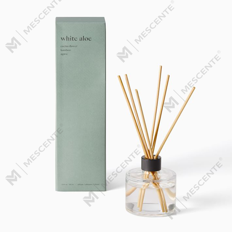 M&Scent custom luxury private label flower reed diffuser with box