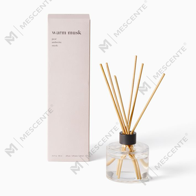 M&Scent custom luxury private label flower reed diffuser with box