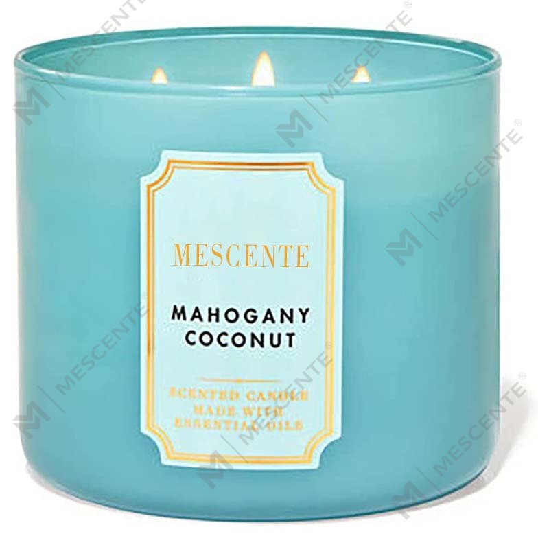 M&Scent Hand Made 3 Wick Natural Jasmine Scented Soy Wax Candle Gift, Private Label Aromatherapy Crystal Candles