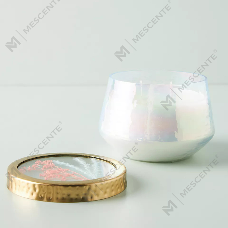 Wholesale Customised Private Label Home Decoration Clear Glass Strong Scented Candles