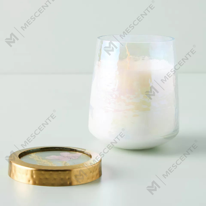 Wholesale Customised Private Label Home Decoration Clear Glass Strong Scented Candles