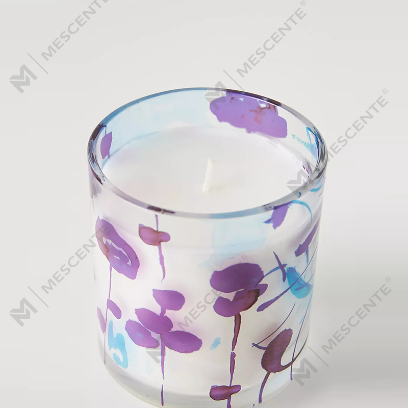 M&Scent Luxury Custom Decoration Private Label 3 Wick A Sunday Painter Glass Crystal Scented Soy Wax Candles