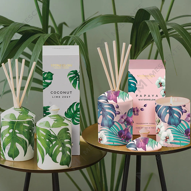 M&Scent Special Design Color Urban Botanics Tumbler Candle with Folding Box