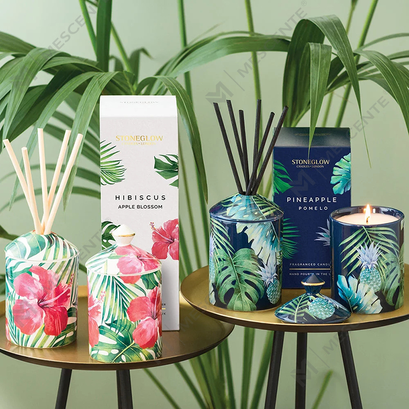 M&Scent Special Design Color Urban Botanics Tumbler Candle with Folding Box