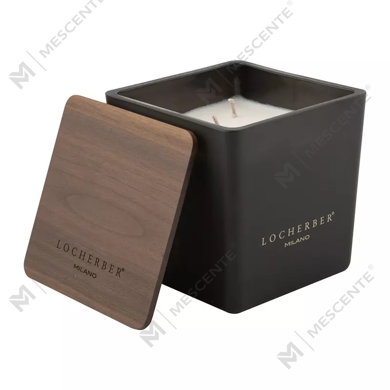 M&scent 2025 Large Eco Friendly Glass Scented Candle With Briccole Wood Lid