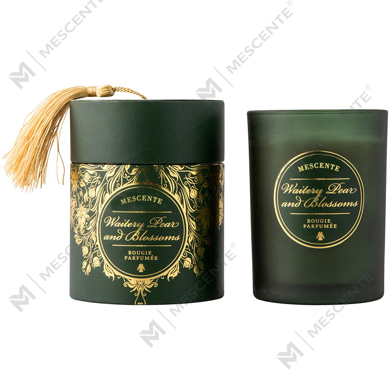M&Scent Luxury Christmas White Personalised Logo Scented Candles