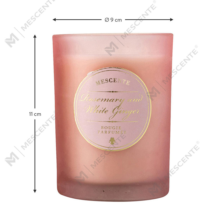 M&Scent Luxury Christmas White Personalised Logo Scented Candles