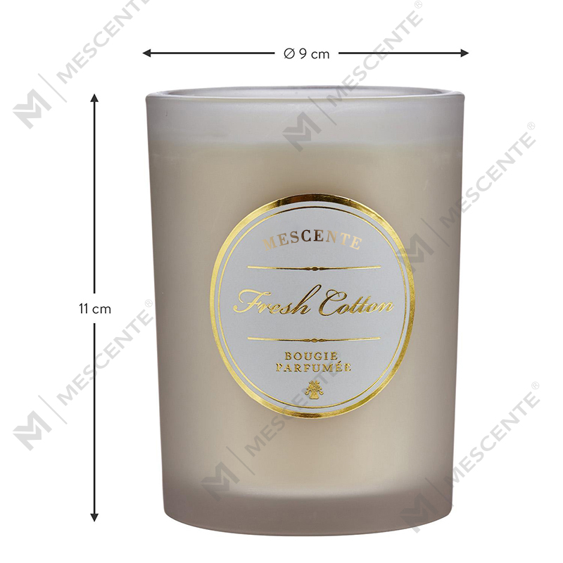 M&Scent Luxury Christmas White Personalised Logo Scented Candles