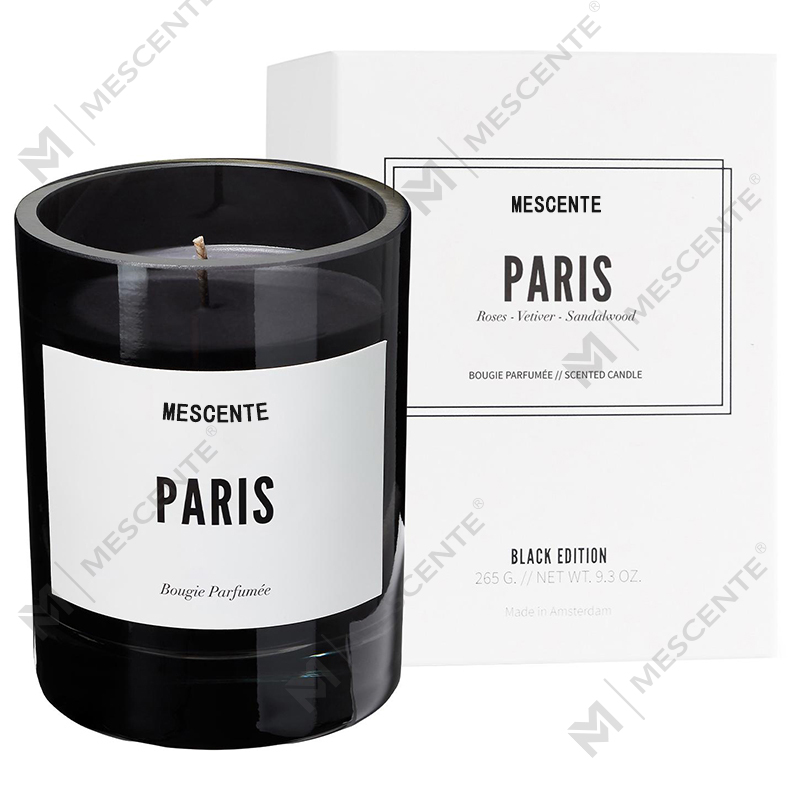 M&Scent Wholesale Luxury Private Label Black Personalized Logo Scented Candles