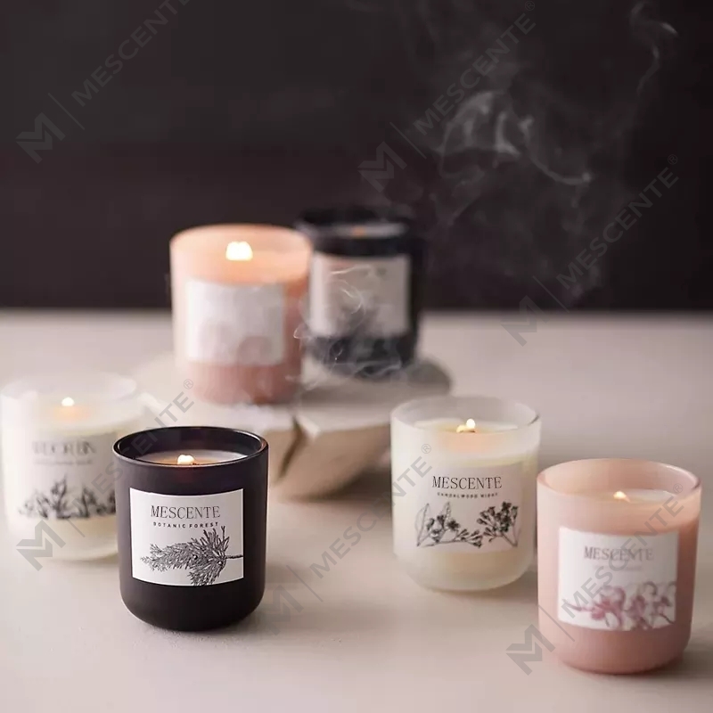 Wholesale Private Label Luxury Aromatherapy Natural Crystal Soy Wax Scented Candles For Wedding Decoration