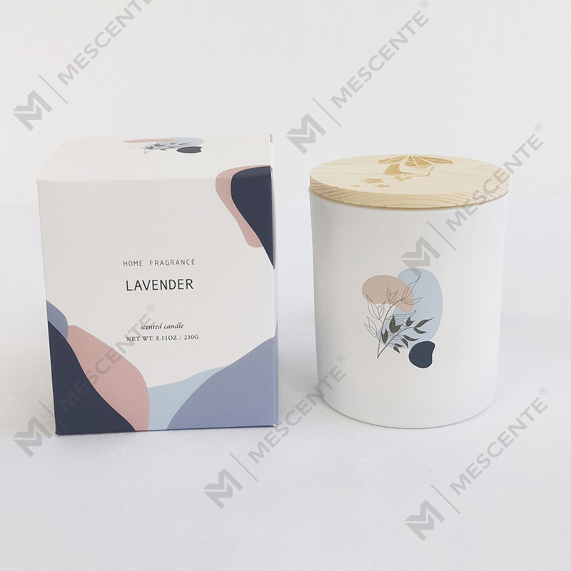 M&Scent Multiple High Quality 100% Natural Aroma Scented Soy Candles in Glass Jar With Lid