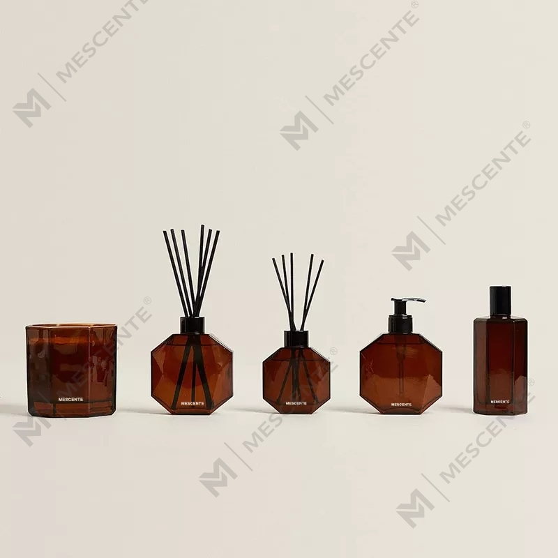 M&Scent custom luxury private label 200ml 500ml home reed diffuser with box