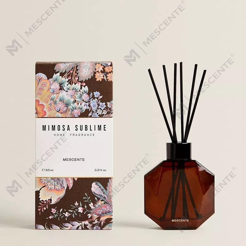 M&Scent custom luxury private label 200ml 500ml home reed diffuser with box