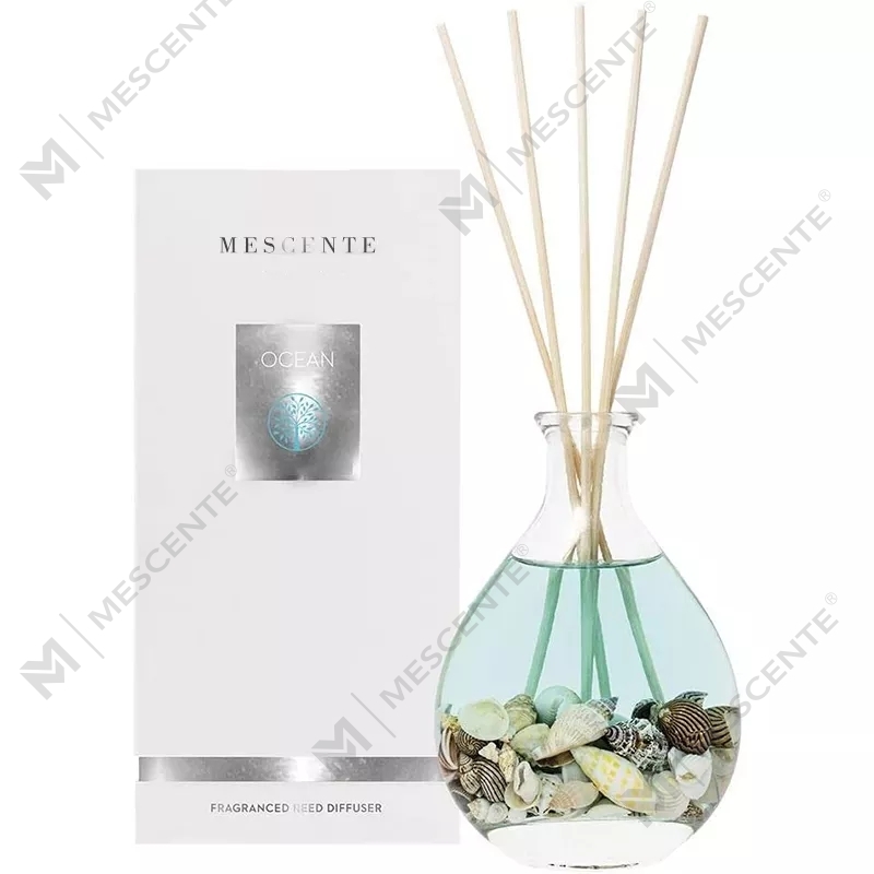 M&Scent wholesale luxury private label glass bottle rattan stick reed diffuser sets with stopper