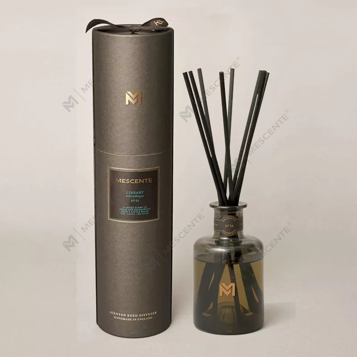 M&Scent wholesale luxury 500ml black bottle diffuseur Reed fragrance reed diffuser with gift box
