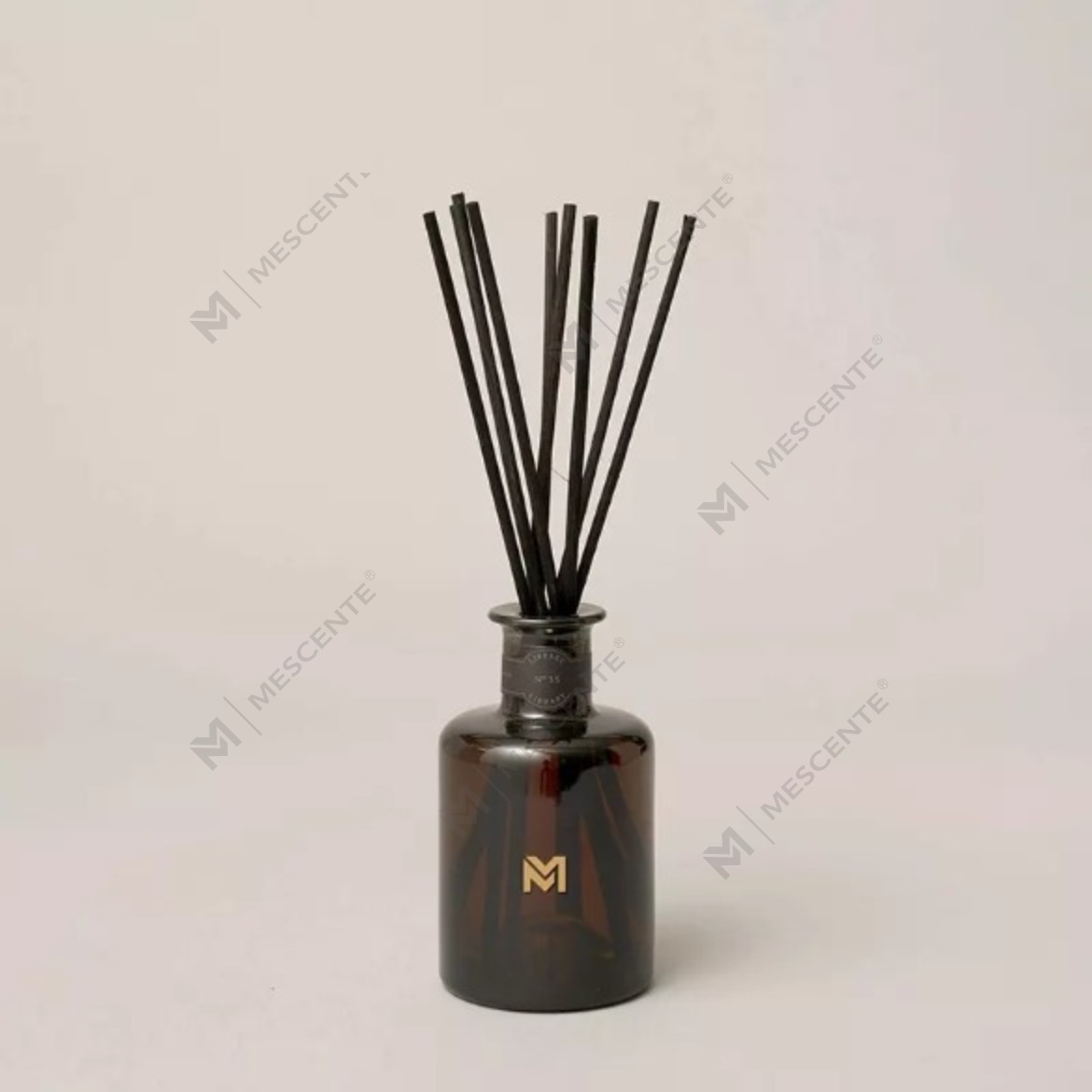 M&Scent wholesale luxury 500ml black bottle diffuseur Reed fragrance reed diffuser with gift box