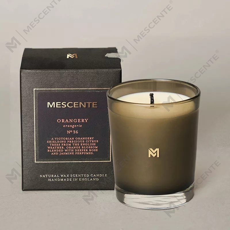 M&Scent Wholesale New Luxury Custom Private Label Christmas Crystal Jars Kerzen Scented Soy Candle With Lid