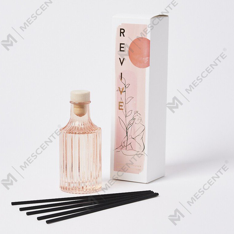 M&Scent Custom 100ml 200ml Glass Bottle Tatakan Untuk Flower Reed Diffuser
