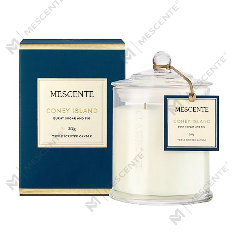 M&Scent Wholesale Luxury Custom Private Label Christmas Domed Jar Scented Soy Candles With Lid